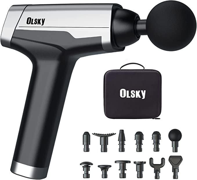 Photo 1 of *NON-FUNCTIONAL PARTS ONLY* OLsky Massage Gun, Handheld Deep Tissue Massager for Pain Relief