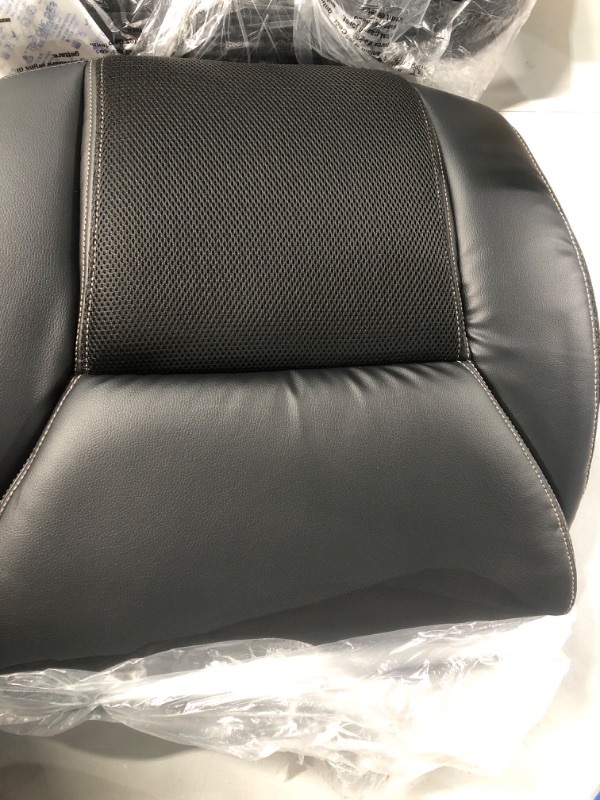 Photo 2 of * MISSING PARTS * Serta Puresoft Faux Leather Executive Office Chair, Black