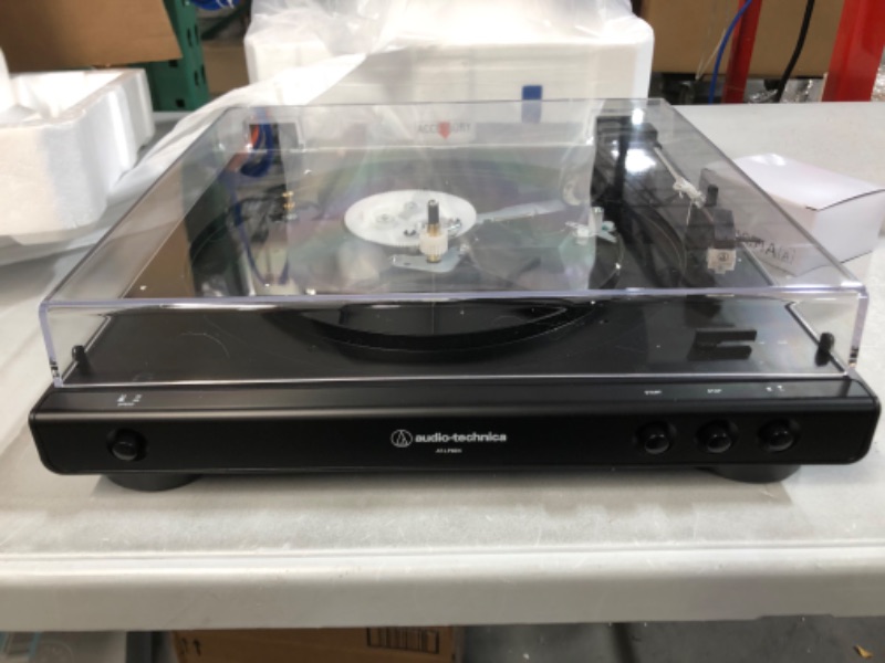 Photo 7 of See Notes Audio-Technica AT-LP60X-BK Fully Automatic Belt-Drive Stereo Turntable, Black 