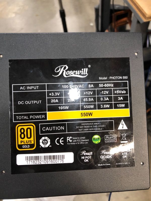 Photo 1 of Corsair RMX Series (2018) Fully Modular Power Supply