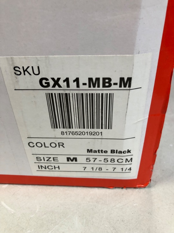 Photo 2 of GLX GX11 Compact Lightweight Full Face Motorcycle Helmet with Extra Tinted Visor DOT Approved (Matte Black, Medium)