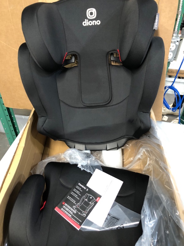 Photo 2 of Diono Cambria 2 XL 2022, Dual Latch Connectors, 2-in-1 Belt Positioning Booster Seat, Black