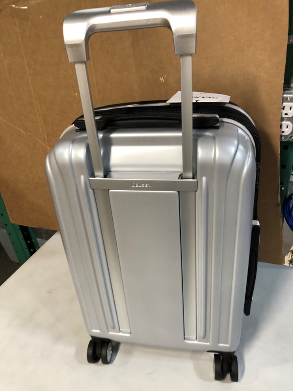 Photo 3 of DELSEY Paris Titanium Intl 20.5'' Expandable Spinner Suitcase - Silver