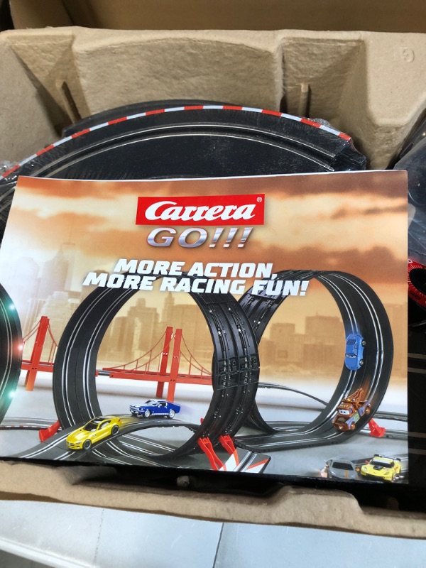 Photo 3 of Carrera GO!!! Electric Powered Slot Car Racing Kids Toy Race Track Set 1:43 Scale, DTM Power Run