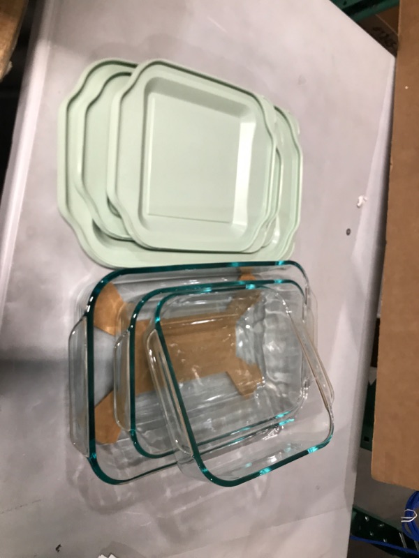 Photo 2 of Pyrex Deep 6-Piece Glass Baking Dish Set with Lids, Glass Bakeware Set, 13x9-Inch, 7x11-Inch & 8x8-Inch 