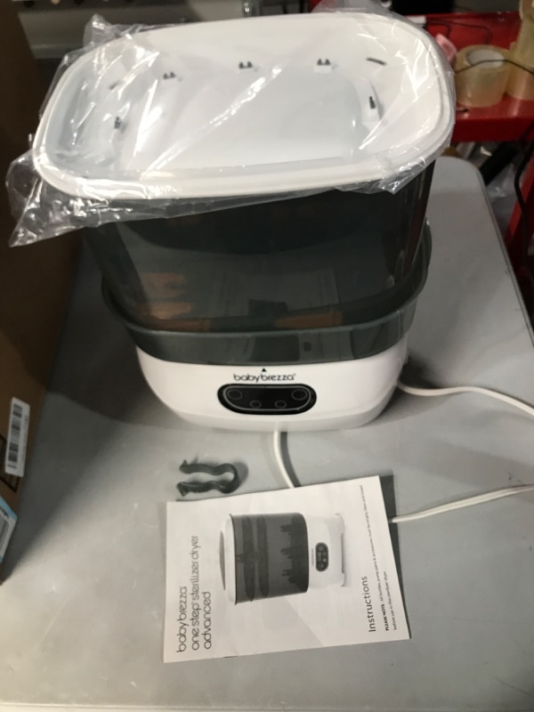 Photo 2 of *USED* Baby Brezza Baby Bottle Sterilizer and Dryer Advanced Machine ?15.59 x 12.68 x 9.53 inches
