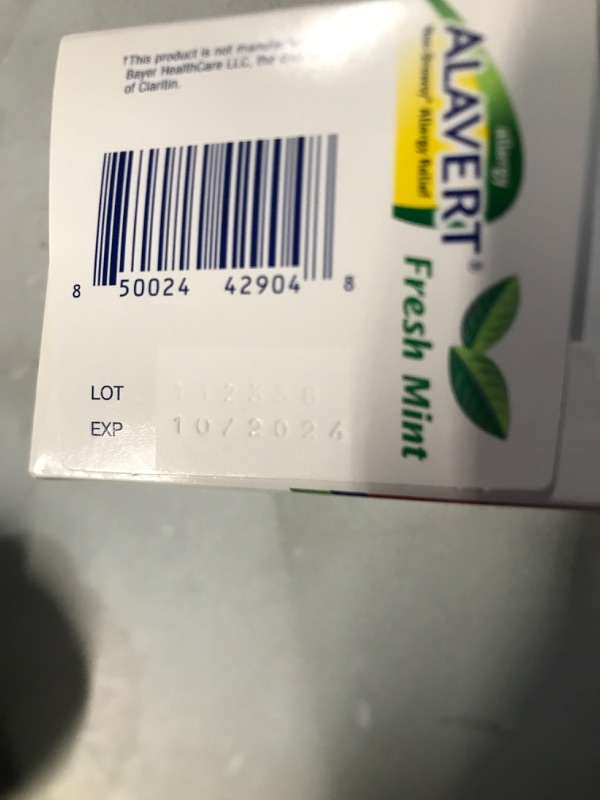 Photo 2 of Alavert Allergy 24 Hour Relief  Loratadine 10mg, 60 Count