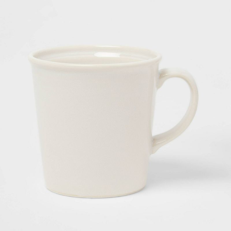 Photo 1 of 14oz Porcelain Woodbridge Mug White - Threshold 3ct