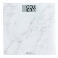 Photo 1 of **SEE NOTES**
Glass Digital Scale with Marble Design White - Taylor

