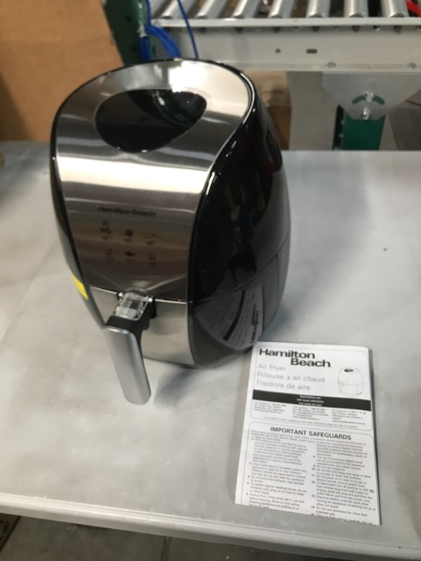 Photo 4 of *used* Hamilton Beach 3.2 Quart Digital Air Fryer Oven with 6 Presets Black (35065)  