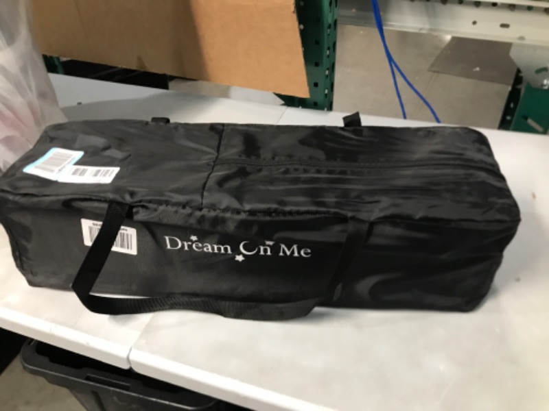 Photo 2 of Dream On Me Nest Portable Play Yard With Carry Bag And Shoulder Strap, Black