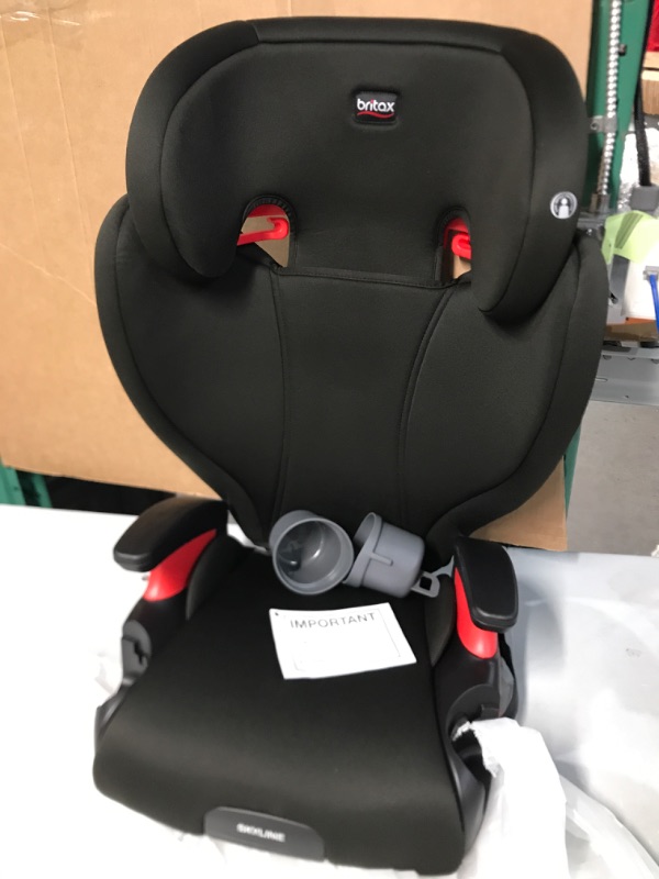 Photo 4 of Britax Skyline 2-Stage Belt-Positioning Booster Car Seat, Dusk - Highback and Backless Seat