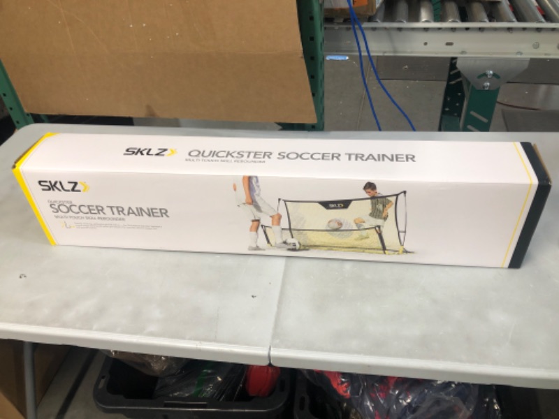 Photo 2 of [new] SKLZ Quickster Soccer Trainer Portable Soccer Rebounder Net for Volley, Passing, and Solo Training Soccer Trainer