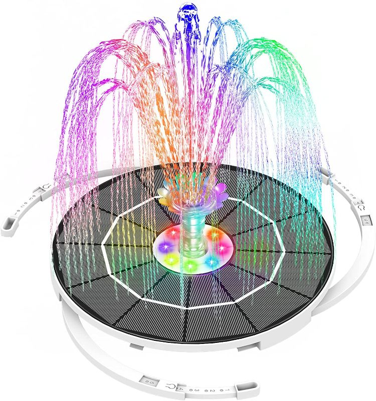 Photo 1 of AISITIN 5.5W LED Solar Fountain Pump with LED Light,