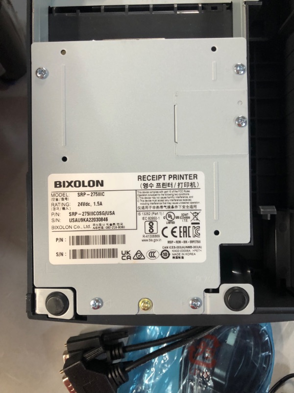 Photo 1 of Bixolon Impact Printer, Serial Interface, USB, Auto Cutter, Black