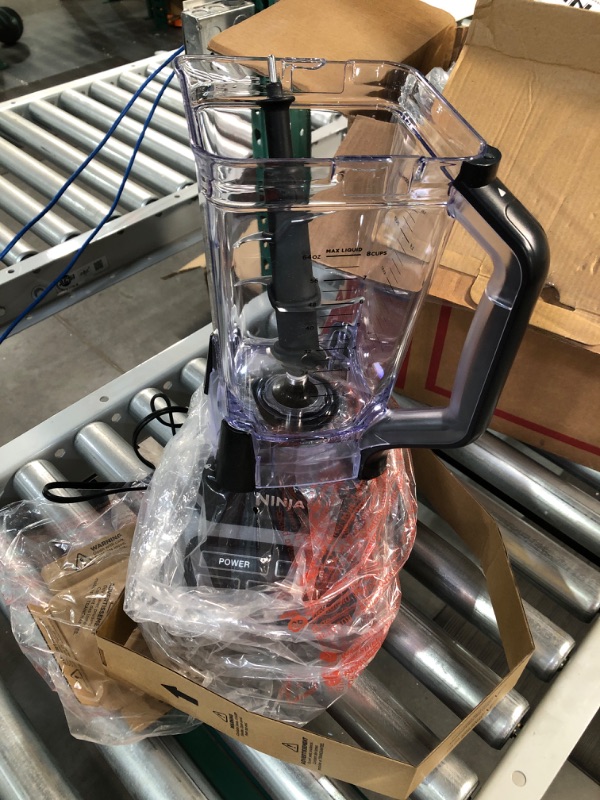 Photo 2 of *PARTS ONLY*
Ninja BL610 Professional 72 Oz Countertop Blender with 1000-Watt Base  Black, 9.5 in L x 7.5 in W x 17 in H 