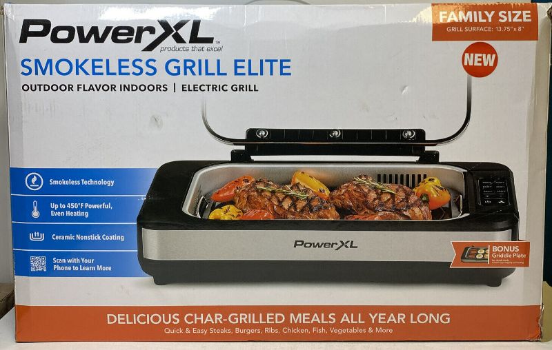 Photo 1 of ***SEE NOTES*** PowerXL Smokeless Grill Elite