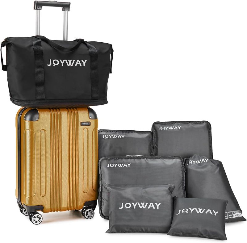 Photo 1 of ***SEE NOTES*** Joyway Carry on Luggage 8-Piece Travel Set,22x14x9 Airline Approved Suitcase with Spinner Wheels