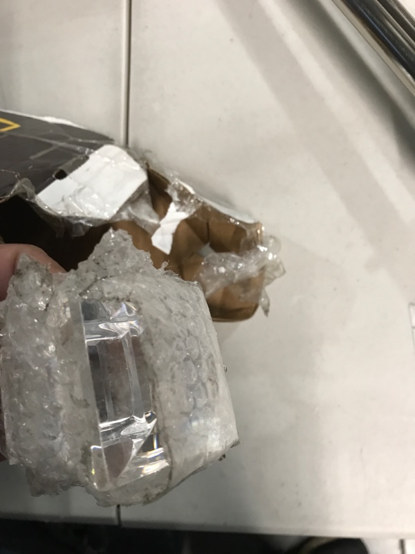 Photo 1 of **missing  parts ** Curtain Rod, Crystal Finial 
