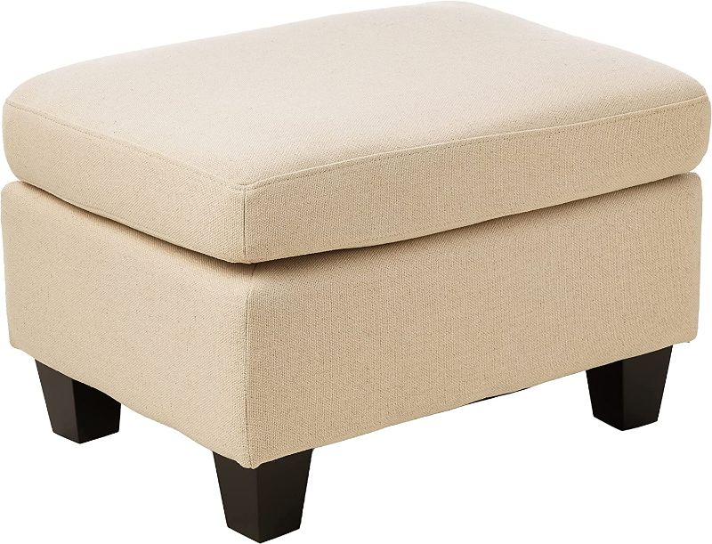 Photo 1 of **stock photo is reference**  Fabric Ottoman- box size 24x 16x 19