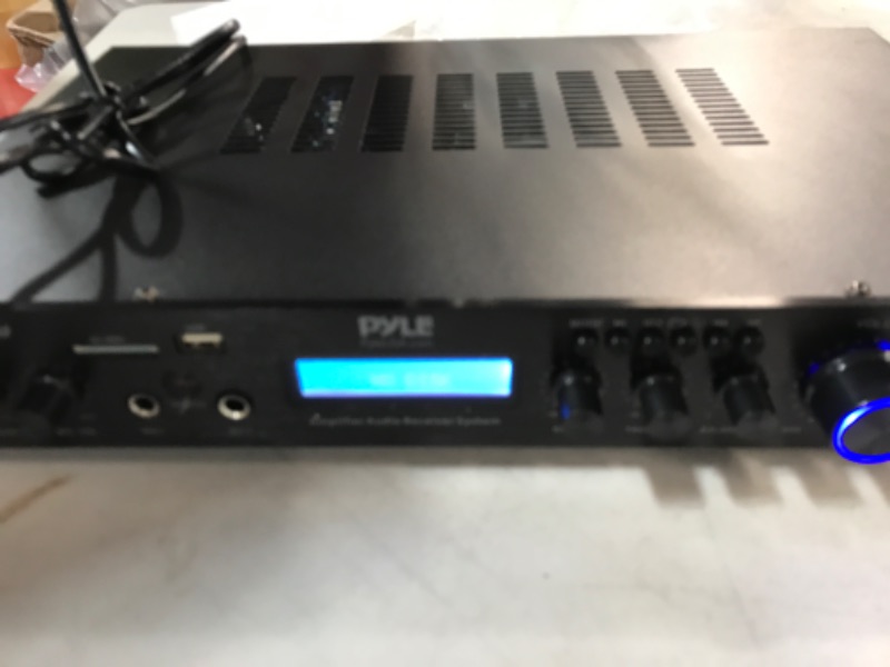 Photo 2 of Pyle - PDA7BU (Black) - 5 Channel Rack Mount Bluetooth Receiver, Home Theater 