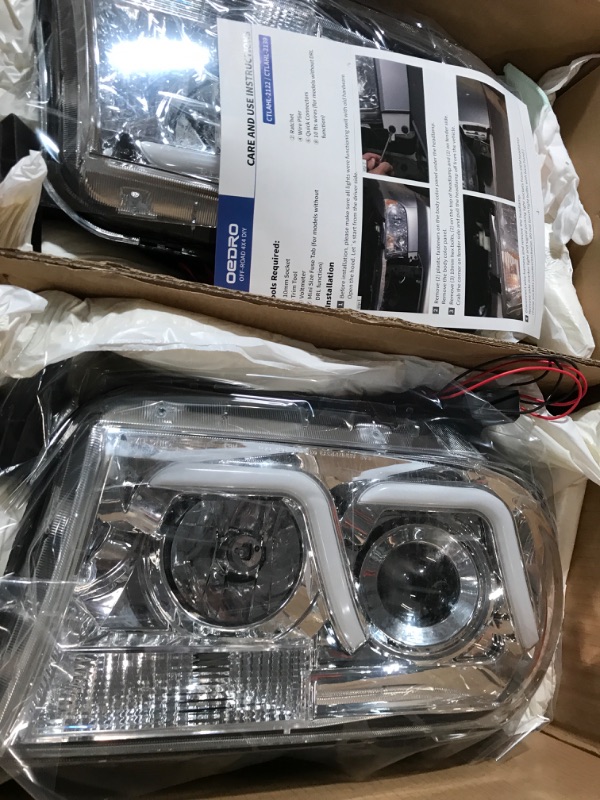 Photo 4 of oEdRo Headlight Assembly Compatible with 2007 2008 2009 2010 2011 2012 