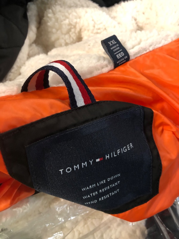 Photo 2 of Tommy Hilfiger Men's Midweight Sherpa Lined Hooded Water Resistant Puffer Jacket
