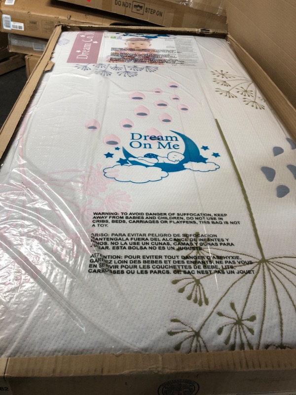 Photo 2 of Dream On Me 2 in 1 Infant Crib and Toddler Bed Mattress