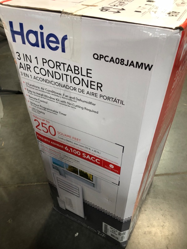 Photo 2 of **BRAND NEW Haier 9000 BTU Portable Air Conditioner for Small Rooms up to 250 sq ft.