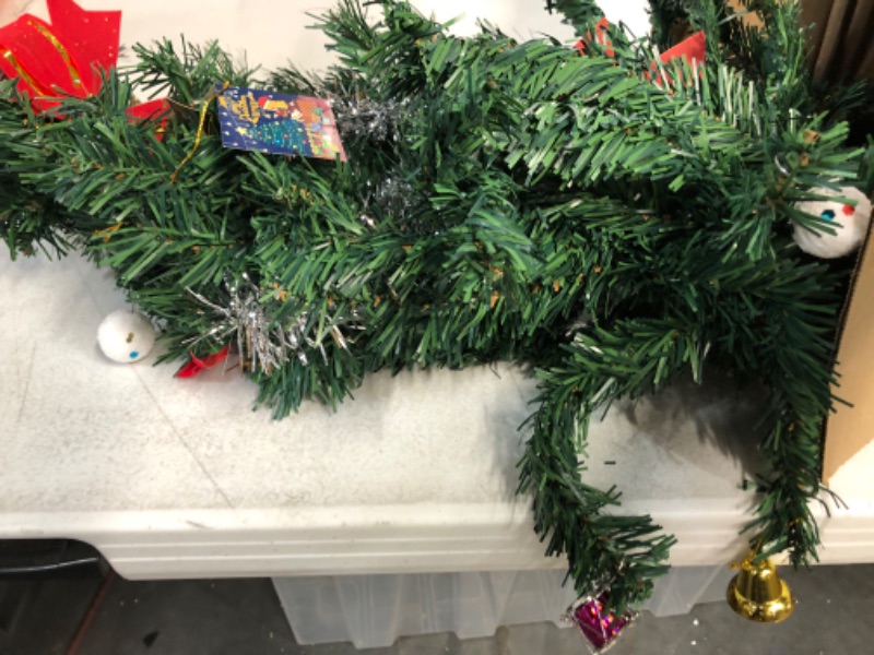 Photo 3 of *USED BUT LIKE NEW* 5FT Christmas Tree Set Include 110 Christmas Ornaments, Artificial Pine Xmas Tree 