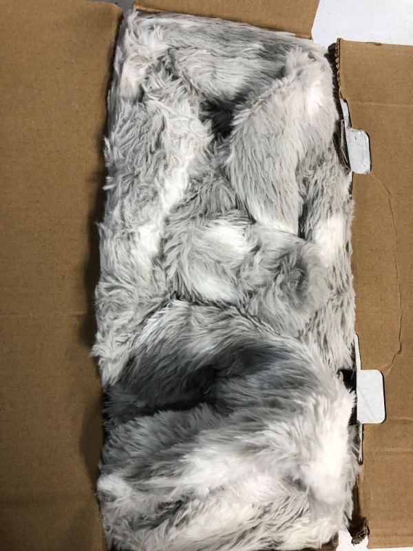 Photo 2 of *USED* NOT TESTED  Guohaoi Heated Blanket Electric Throw,10 Heating Levels Fast Heating,1/2/4/6/8 Hour Auto Off (Grey 50"x 60")