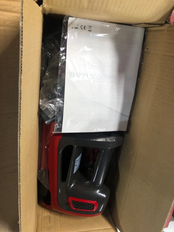 Photo 2 of  *PARTS ONLY, SEE NOTES*
POODA Cordless Vacuum Cleaner (RED)