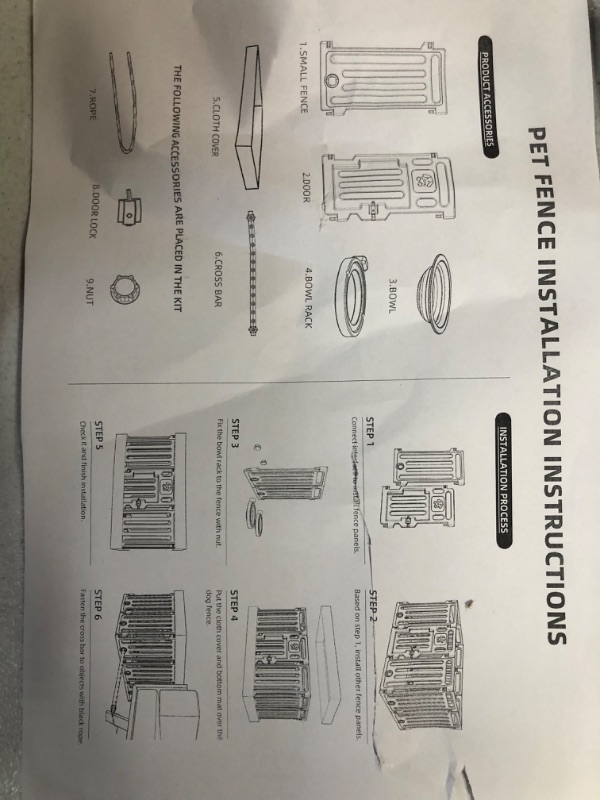 Photo 5 of *see notes!* VATO White Transformable Playpen Panels