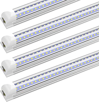 Photo 1 of *see notes!* 8 ft Shop LED lights (4 count)