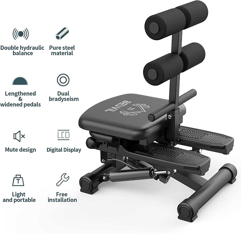 Photo 1 of *USED* BESVIL Stair Stepper for Exercise with Resistance Bands,AB Workout Machine for Home Gym 