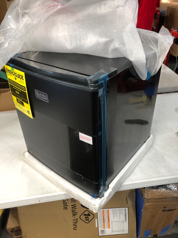 Photo 2 of **BRAND NEW** BLACK+DECKER BCRK17B Compact Refrigerator Energy Star Single Door Mini Fridge with Freezer, 1.7 Cubic Feet