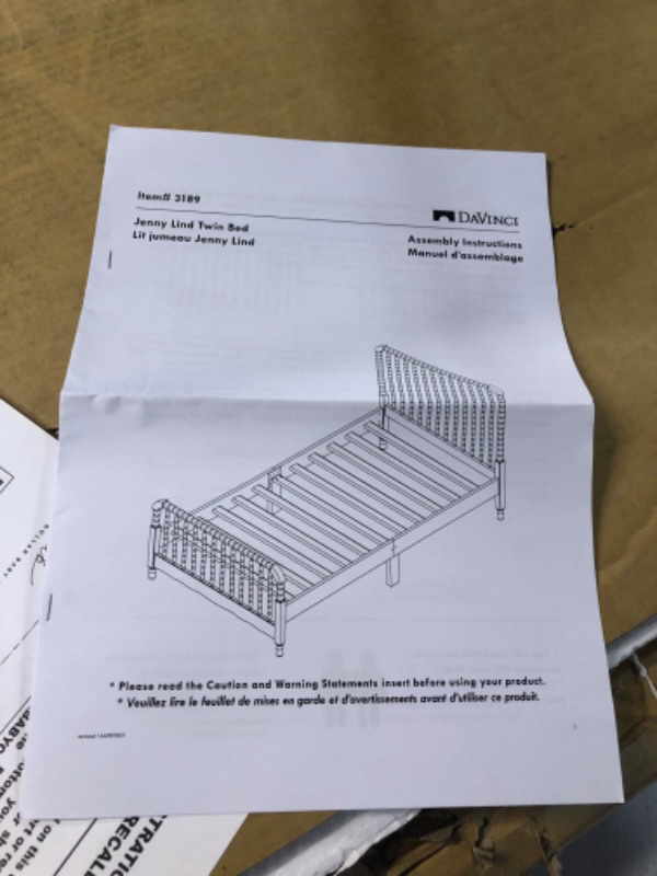 Photo 3 of **BRAND NEW** DaVinci Jenny Lind Twin Bed