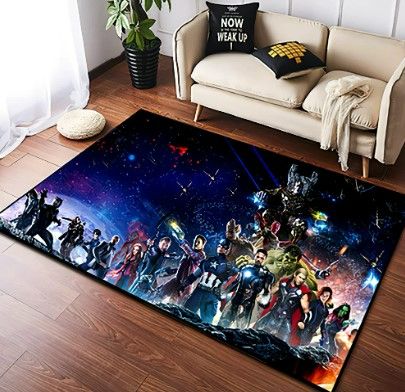 Photo 1 of *USED* SEE COMMENTS!!  Area Rugs 3D Digital Print Superhero Graphic Carpet