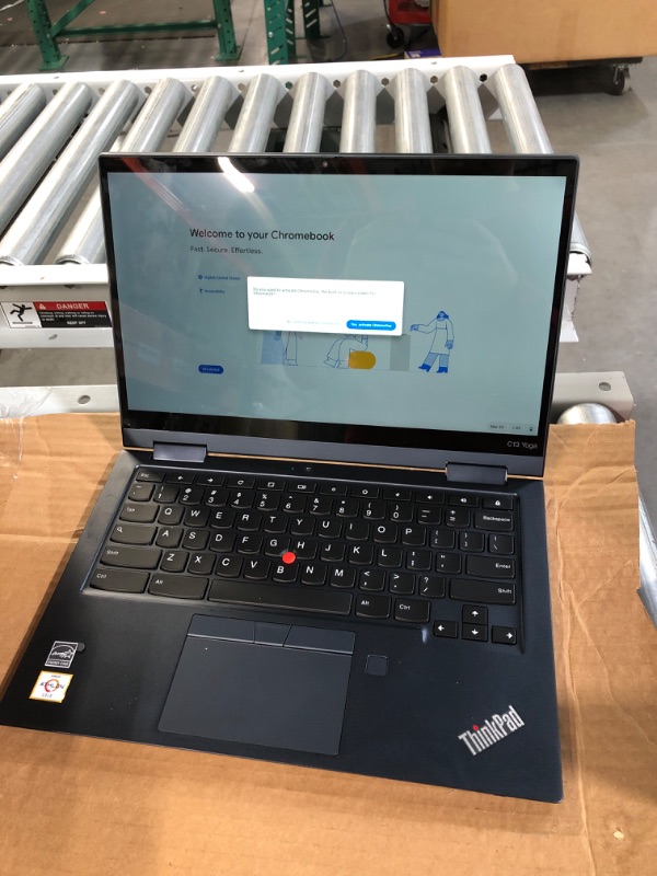 Photo 2 of TP C13 Yoga GEN1 CHROMEBOOK AMD ATHLON Gold 3150C 2.4G 4GB 32GB
