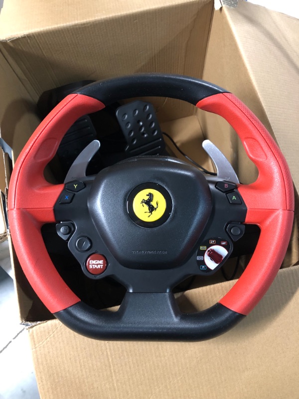 Photo 2 of Thrustmaster Ferrari 458 Spider Racing Wheel (Xbox Series X/S & One)