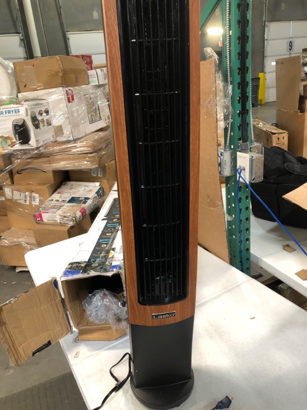 Photo 4 of 42 in. 3-Speed Wind Curve Tower Fan with Bluetooth Technology