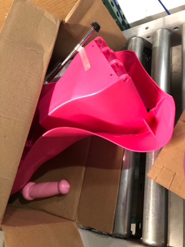 Photo 1 of Fisher-Price Barbie Tough Trike, Toddler Ride-On Toy Tricycle With Storage Compartment