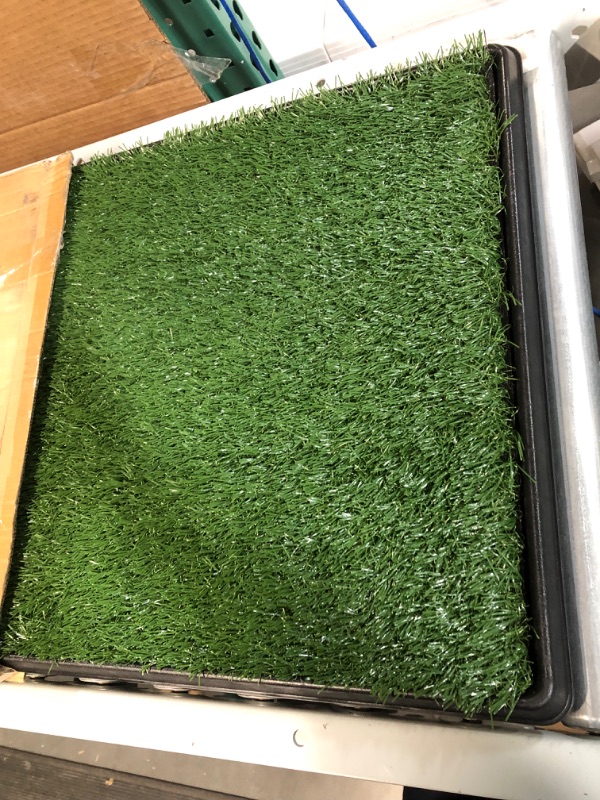 Photo 3 of Artificial Grass Puppy Pee Pad for Dogs and Small Pets - 20x25 