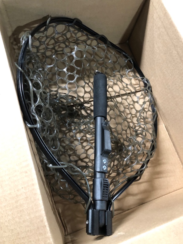 Photo 2 of **USED/SEE NOTES** PLUSINNO Fly Fishing Net Fish Landing Net,  16" x 13" Hoop Size (28"Extend Length)