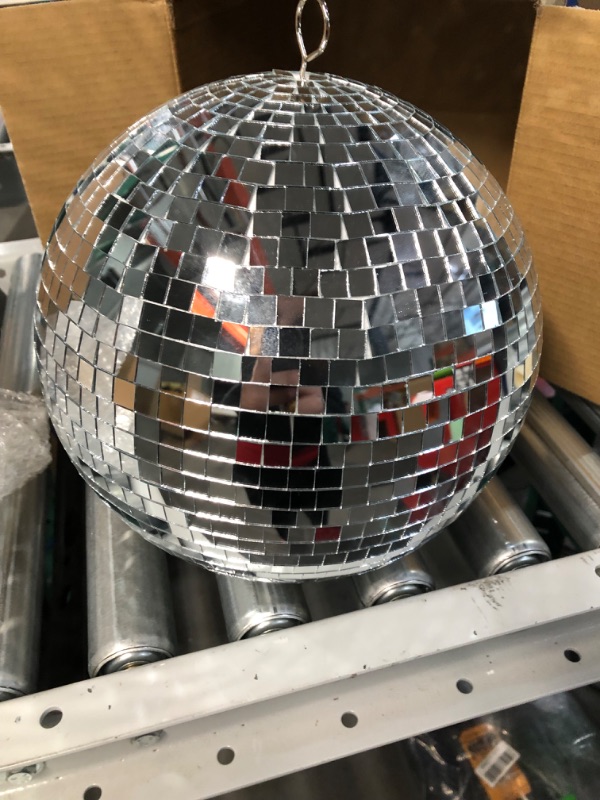 Photo 2 of **NEW** 10" Mirror Disco Ball Great for a Party or Dj Light Effect Christmas