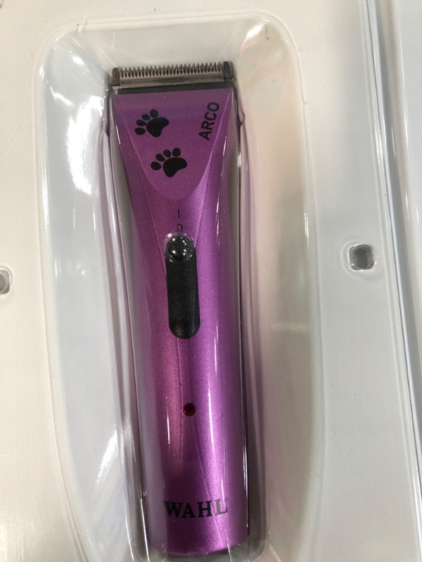 Photo 5 of *NEW* WAHL Professional Animal Purple ARCO SE Cordless Pet Clipper Kit