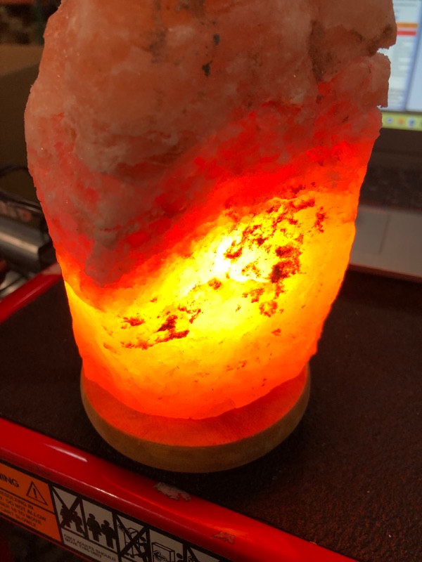 Photo 3 of *USED/SEE NOTES* Himalayan Glow 1002 Crystal, 5-7 Lbs, Salt Lamp