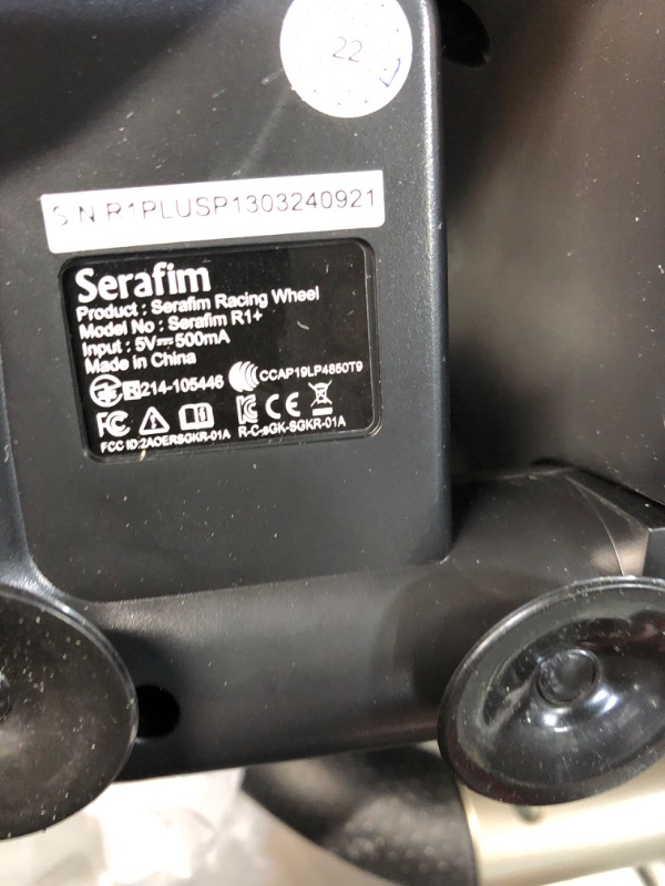 Photo 1 of Serafim R1+ Racing Gaming Steering Wheel with Sensitive Pedal and shifter 
