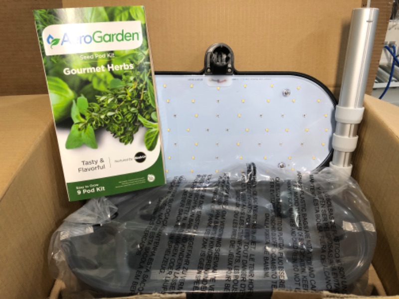 Photo 2 of **NEW** AeroGarden Bounty Basic - Indoor Garden with LED Grow Light, Black SEE NOTES