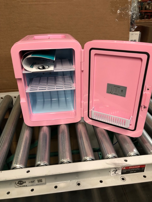 Photo 2 of **NEW** CROWNFUL Multifunctional Mini Fridge, 10 Liter/12 Can Portable Cooler and Warmer,  Pink